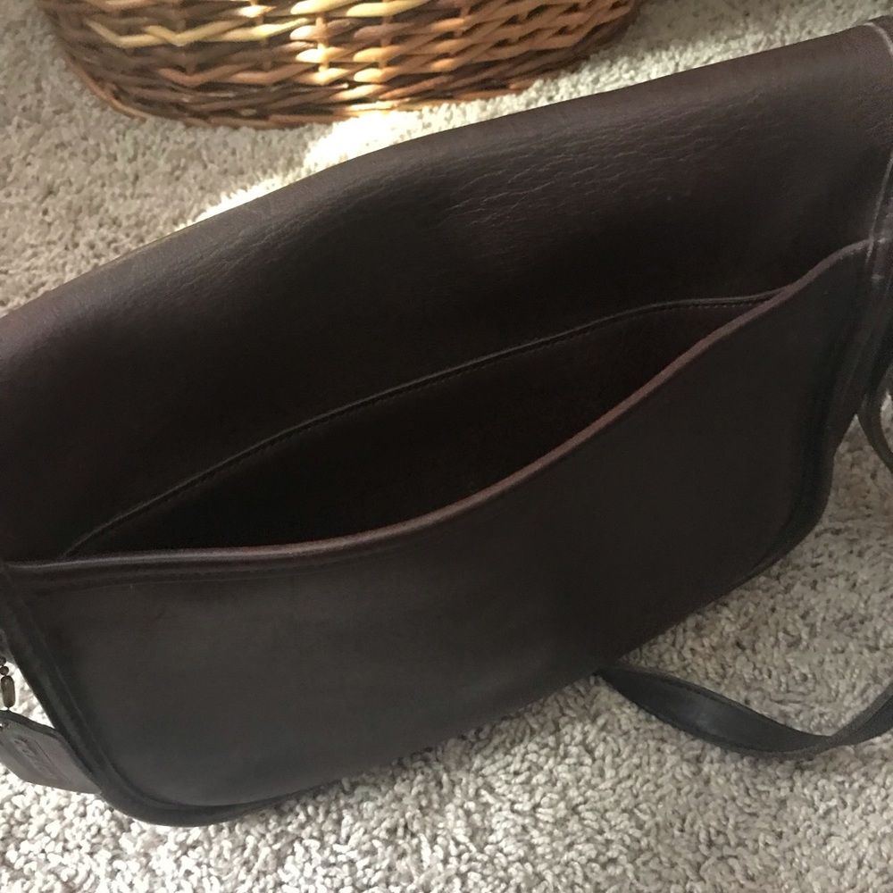 Authentic leather coach purse